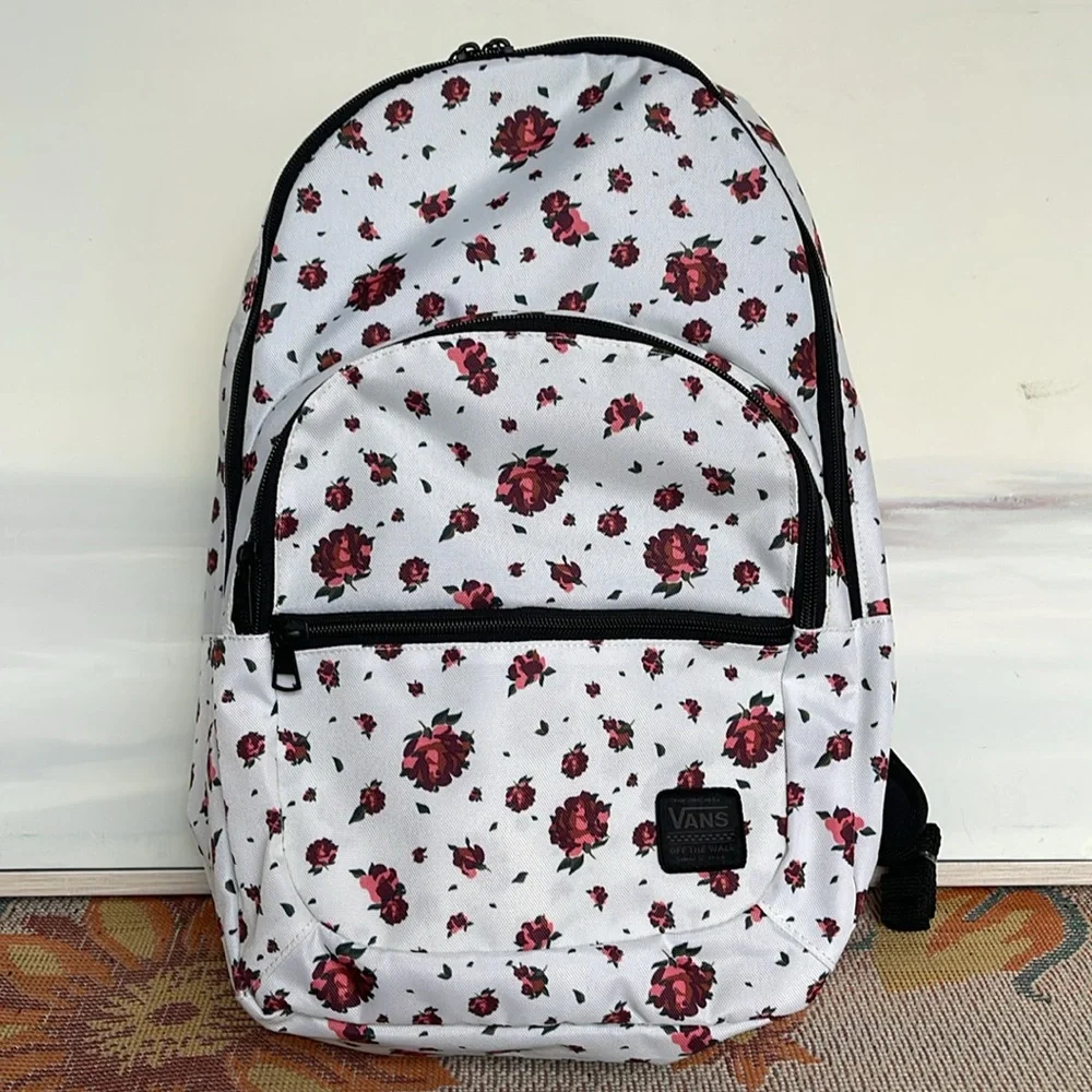 VANS Ranger 2 Prints Roses White Women's Backpack VN0A7UFM3KS
NWT - Picture 3 of 16
